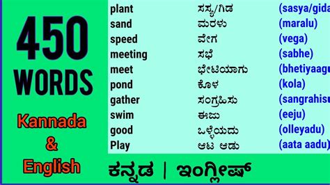 matrix meaning in kannada